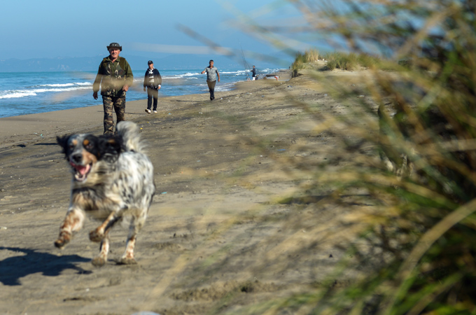 Outdoorsman Bujar Hyka and his friends are no longer allowed to hunt in Albania [Felix Gaedtke/Al Jazeera]
