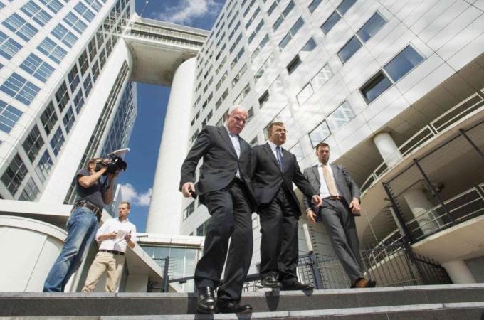 Palestinian Foreign Minister Riad al-Malki visited International Criminal Court on August 5 [Reuters]