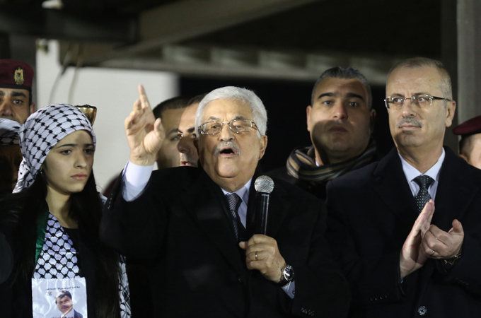 Palestinian president Mahmoud Abbas signed papers requesting ICC membership this week [AFP]