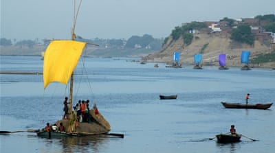 The boom in construction has led to a high demand for river sand [AP]