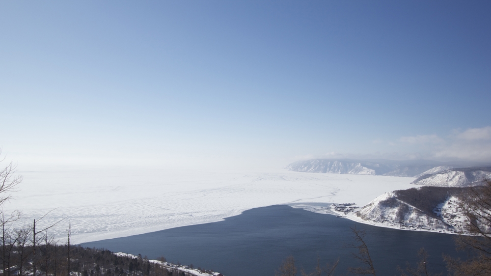 The Angara is the only river to flow out of Baikal, providing water to the Irkutsk region [Jassim Mater/Al Jazeera] 