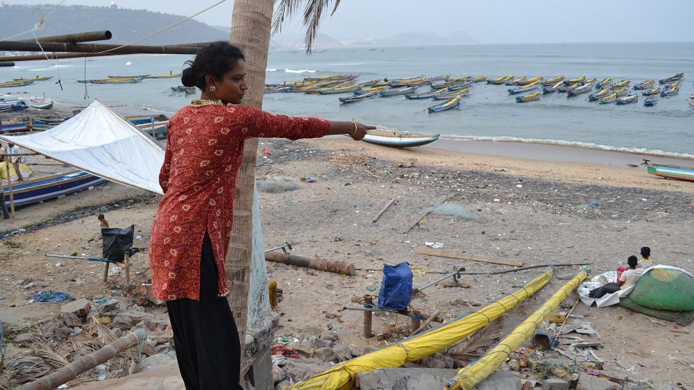 Paidi's house will cost at least $5,000 to repair but she has only received $128 [Umika Pidaparthy/Al Jazeera]