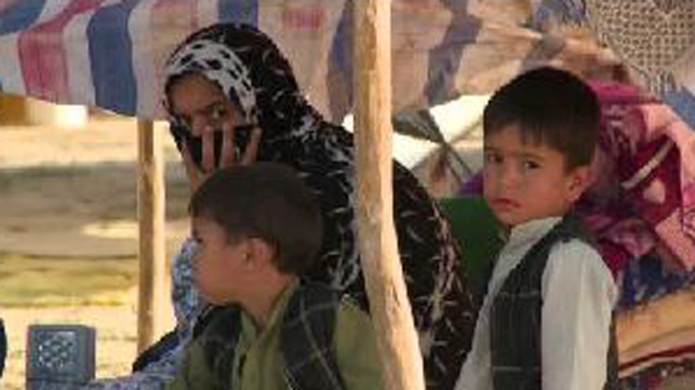 Displaced Afghans angered by lack of government support
