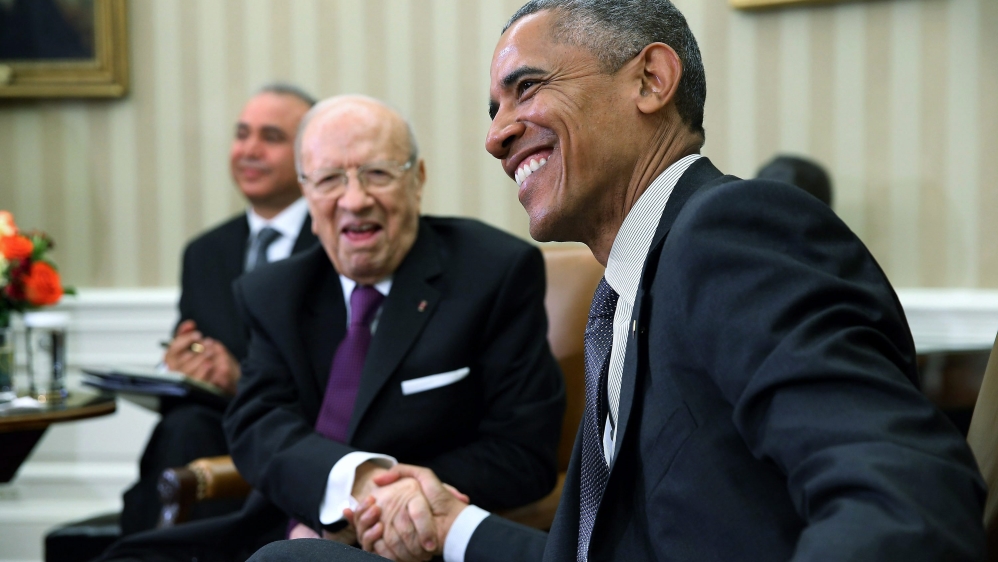 Obama Meets With Tunisian President Beji Caid Essebsi At White House