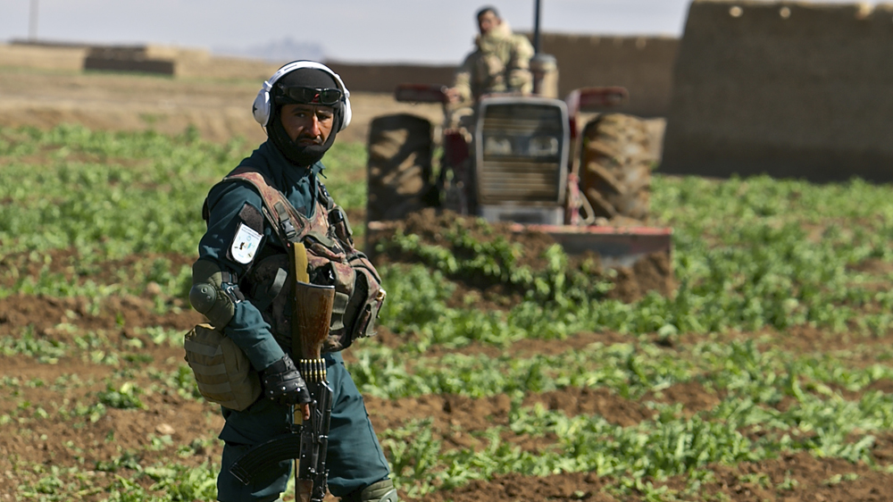Members of Afghanistan's counter-narcotics force say they face daily threats to their lives [Steve Chao/Al Jazeera]