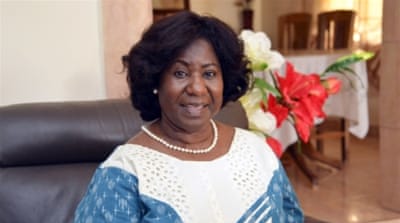 Mariam Sankara, widow of former president Thomas Sankara, known as the father of the revolution in Burkina Faso [AFP]