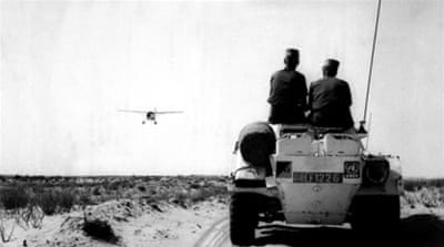 Military troops evacuating on the brink of the Six-Day War [Getty]