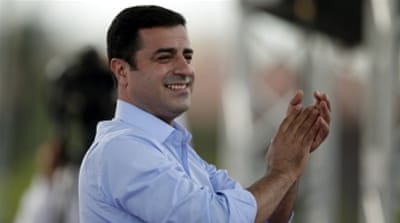 Selahattin Demirtas, co-chair of the pro-Kurdish Peoples' Democratic Party, HDP [AP]