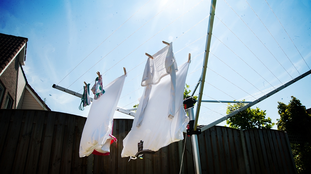 Jacky juggles her domestic life as a mother of two with her work [Mona van den Berg]