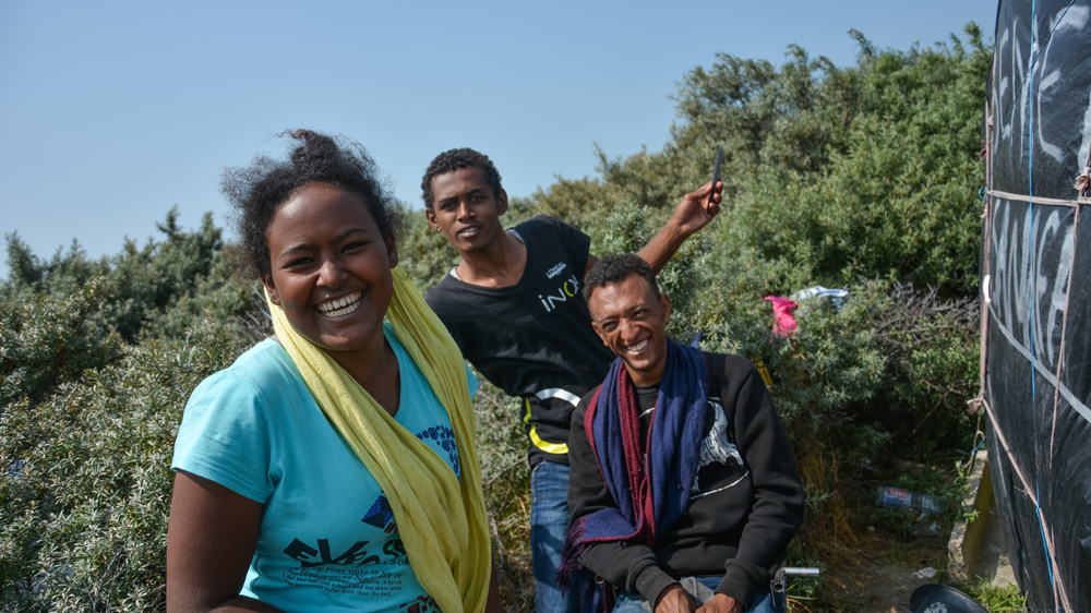 Muslim and Christians share the same tents and facilities at the camp [Ben Gerdziunas/Al Jazeera]