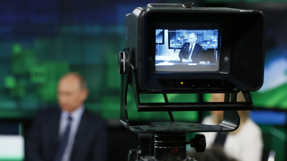 
One-quarter of Estonia's population is ethnically Russian, but without homegrown Russian language TV programmes people's opinion is shaped by Russian TV [AP]
