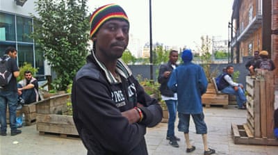 Yacoub Mansour has slept outdoors across the capital, awaiting proper shelter [Kyle G Brown/Al Jazeera]