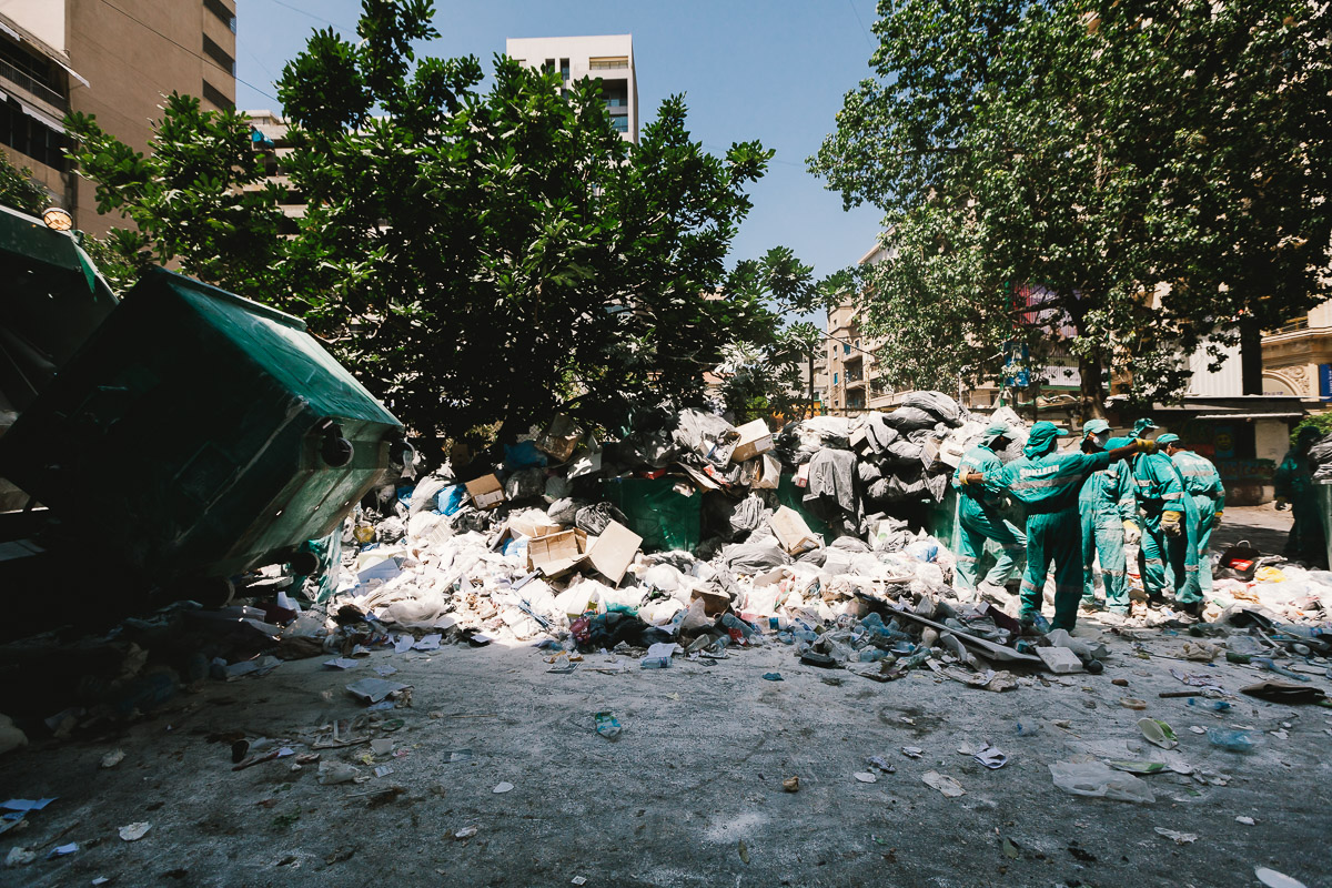 Beirut garbage/ DO NOT USE/ RESTRICTED