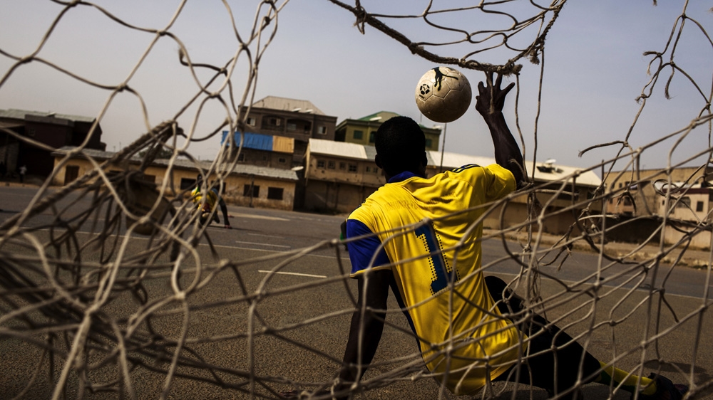 Abdul supports his family on the $200 a month he earns playing the game. But he must also dedicate his time to studying science [Diego Ibarra Sanchez/MeMo]