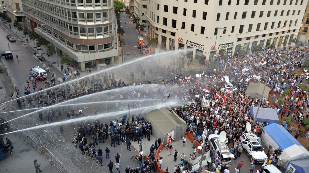 Protests against garbage crisis in Lebanon