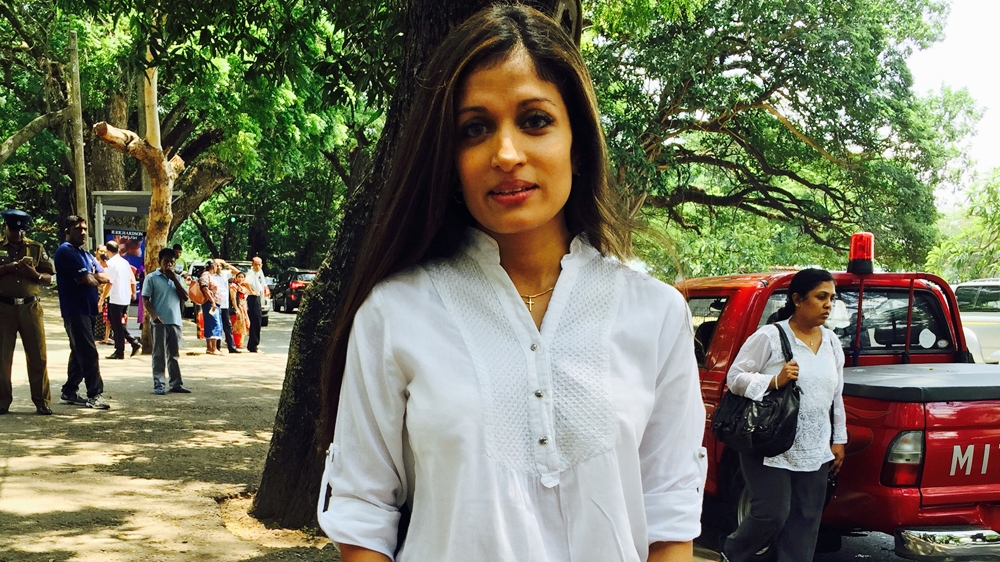 Lawyer Neshani Jayamaha Dahanayake said she still has not seen progress since the January election of Prime Minister Wickremasinghe  [Arpit Goel/Al Jazeera]    