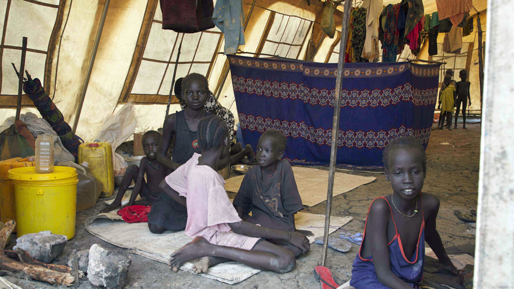 In the new arrivals section of Bentiu's UN base, which now houses 118,000 people, tales of sex assault abound [Hannah McNeish/Al Jazeera]