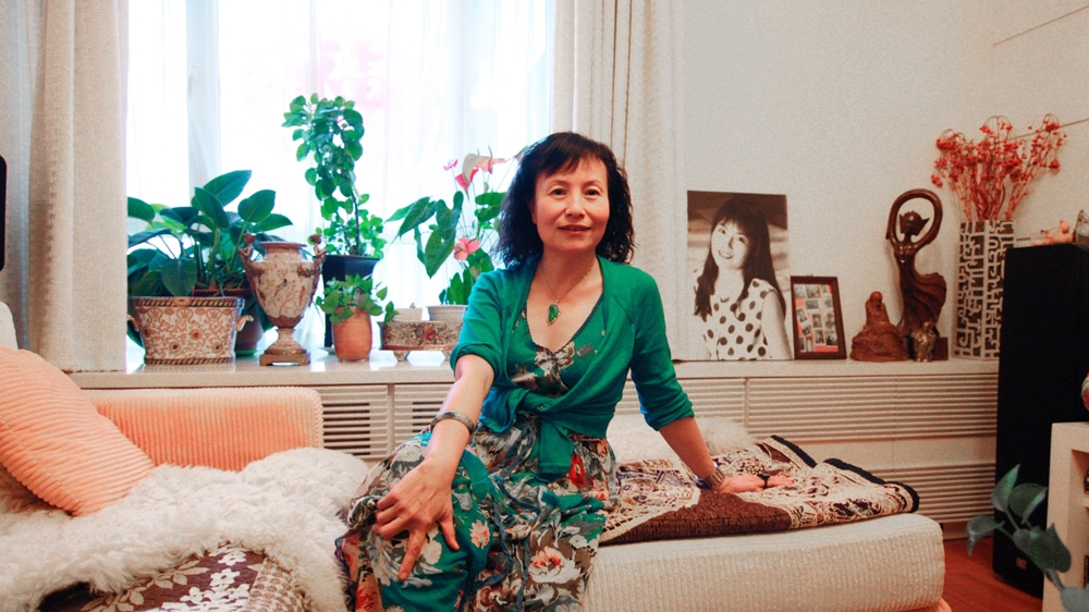 Lily Lu says she hopes that single Chinese don't give up on finding true love [Katrina Yu/Al Jazeera]