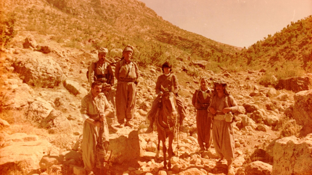 Hero, circa 1980s, in the Zagros Mountains [Courtesy Hero Ibrahim Ahmad]