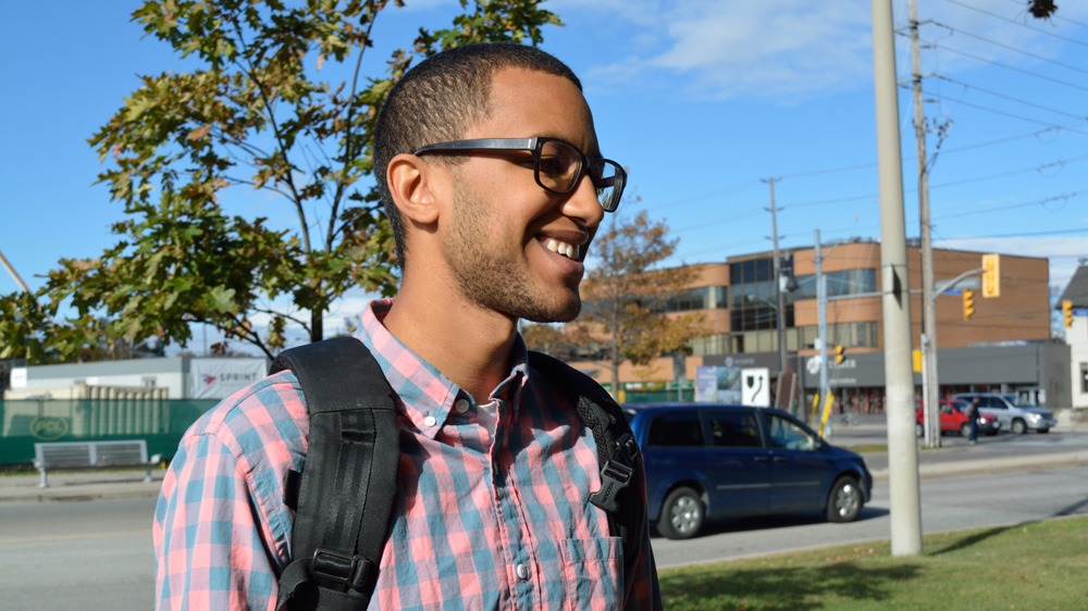 Malik Ba, 24, student [Fadi al-Harbi/Al Jazeera]