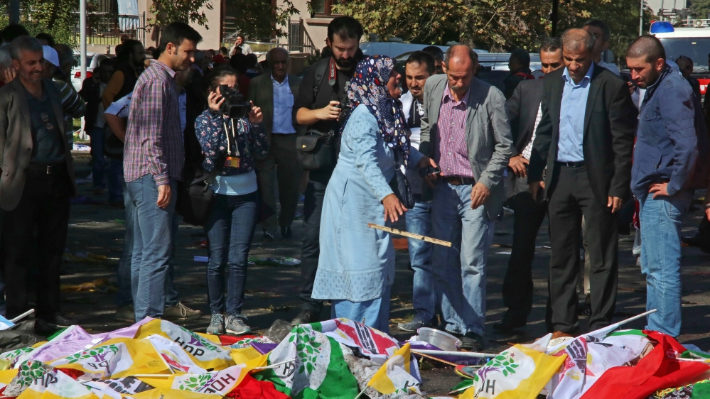 The attack came with Turkey on edge ahead of November 1 polls and a wave of unrest over the past few months [EPA]