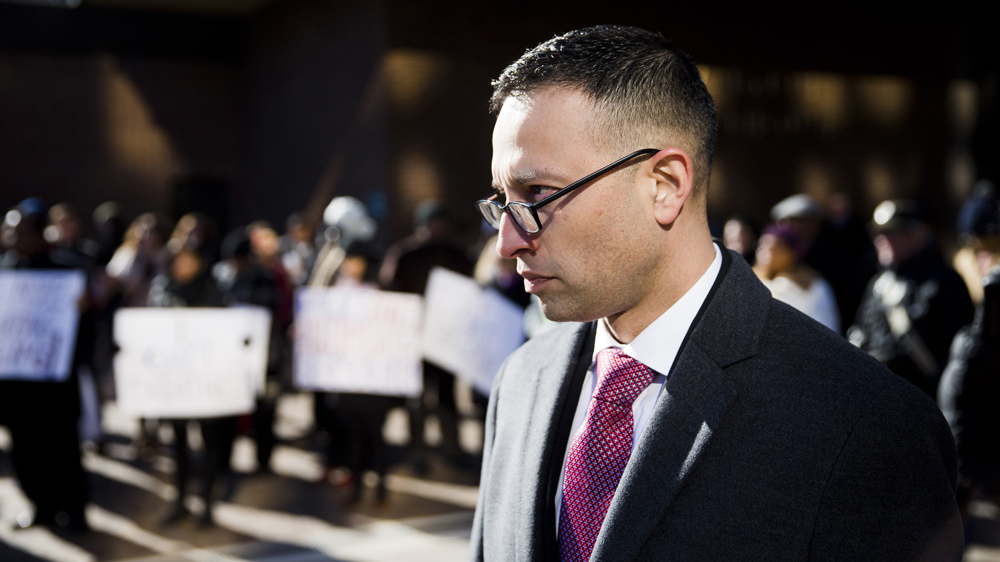 Farhaj Hassan and other Muslim residents appealed a court ruling that New York police could legally monitor their activities - and won [Matt Rourke/AP]