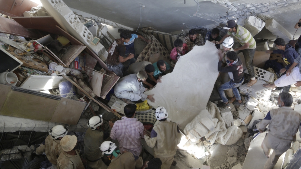 Over the last few weeks Russia's military has carried out many air strikes in a bid to help the Assad government [Reuters]