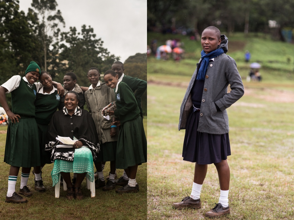 Susan Murumba with her students [Roopa Gogineni and Trevor Snapp/Al Jazeera]