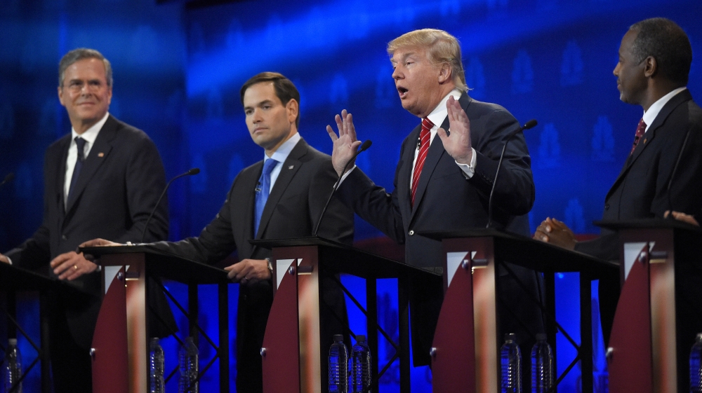 Donald Trump, Jeb Bush, Marco Rubio, Ben Carson