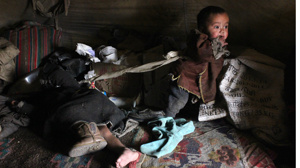 Nomadic life is a hard one for children [Augusta Thomson/Al Jazeera] 