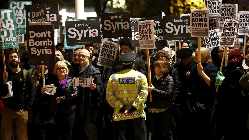 LONDON ANTI-WAR PROTESTS