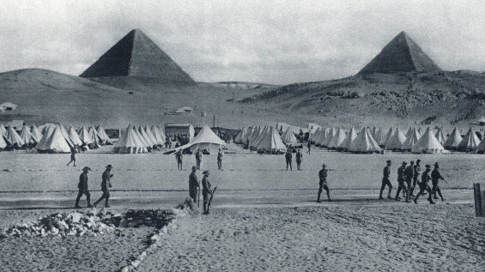 WWI AUSTRALIAN TROOPS IN EGYPT