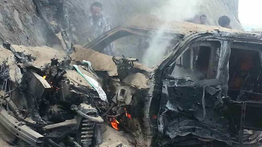  Saad's convoy was targeted while he was driving in al-Tawahi district of Aden on Sunday morning [YouTube] 