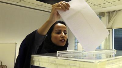 Saudi women voting
