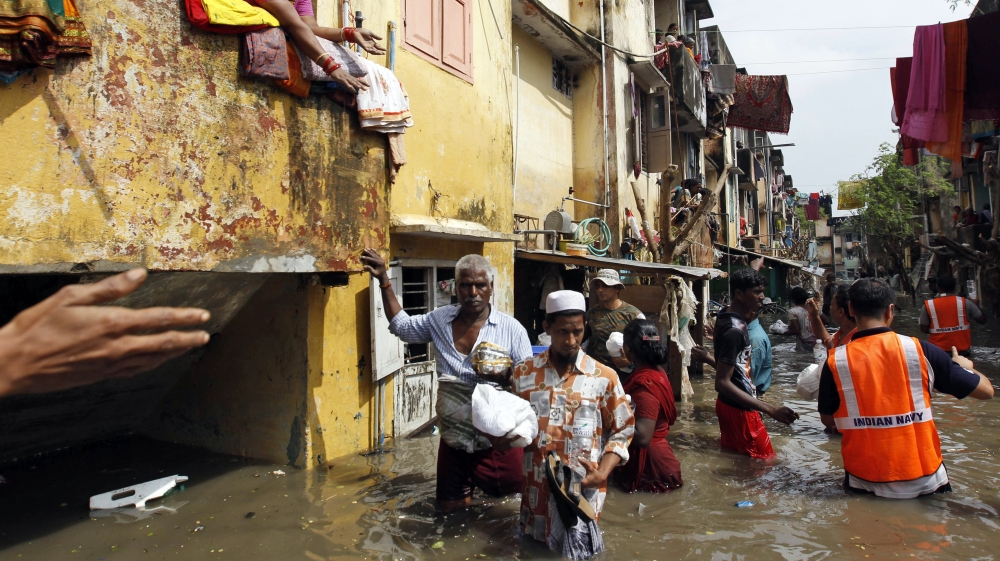 Chennai floods, India