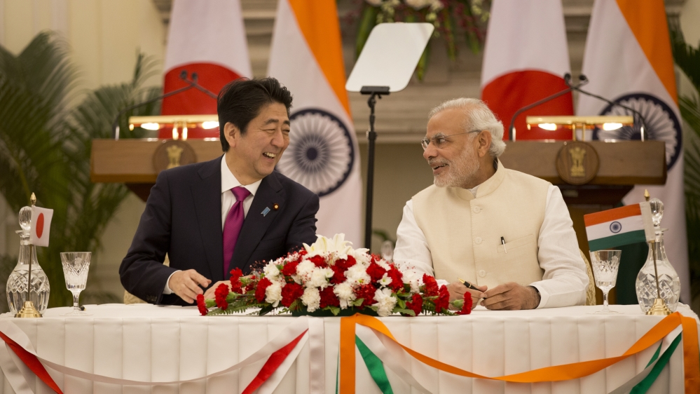 Narendra Modi and Shinzo Abe