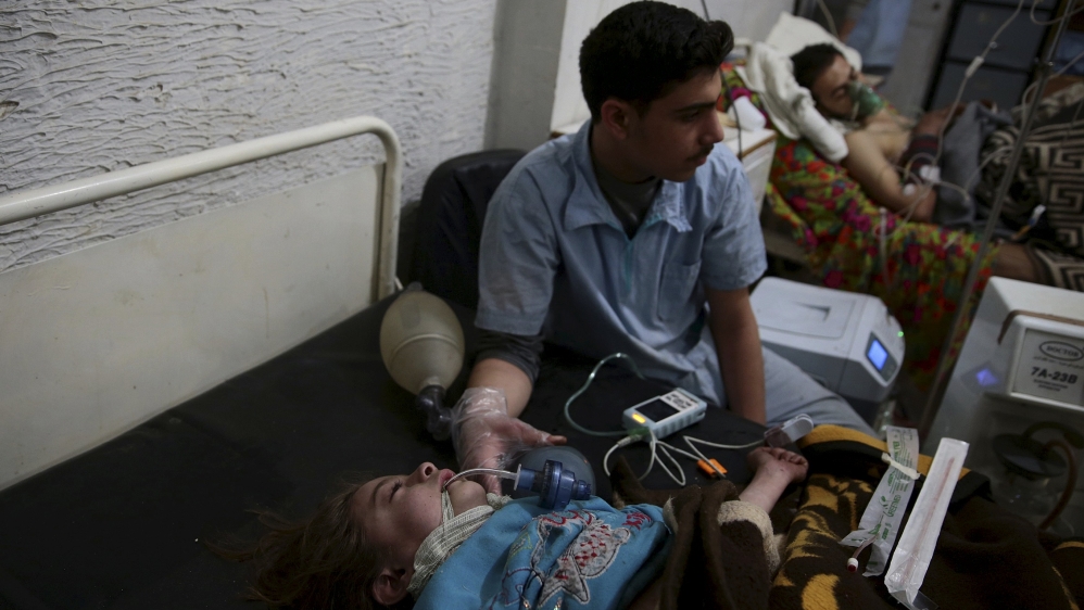 The Wider Image: A Syrian field hospital in Douma