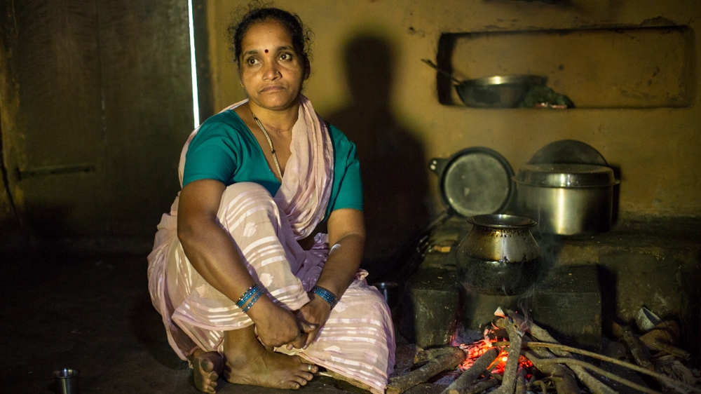 
The couple has harvested enough crop to live comfortably during the year, though this is not always the case [Vivek Muthuramalingam/Al Jazeera]  