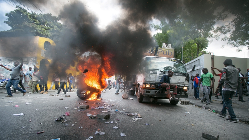 Protests in Haiti