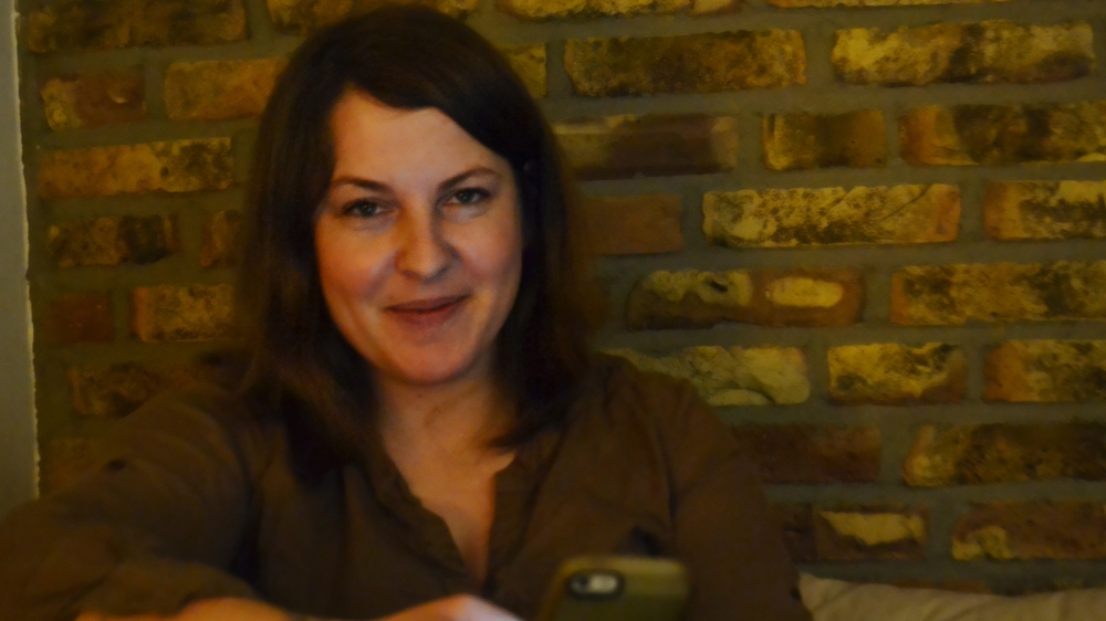 'I am a patriotic girl and identitarian because I fight for a Central and Northern European identity,' says Melanie Dittmer [Adrien le Coarer/Al Jazeera] 