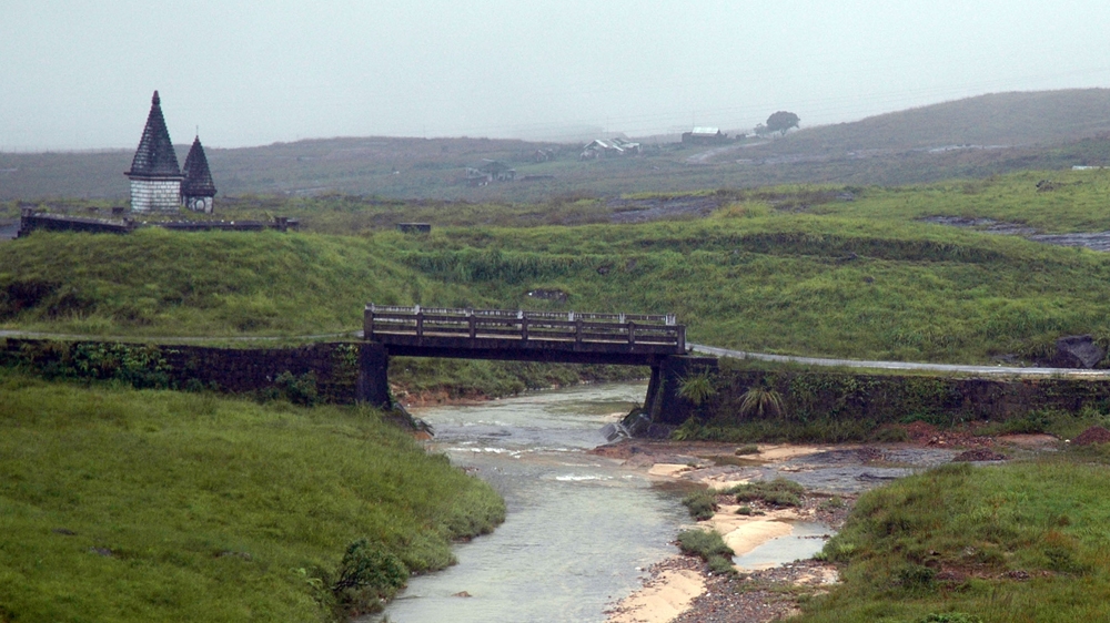 Swollen rivulets after heavy rain [Subhamoy Bhattacharjee / Al Jazeera ] 