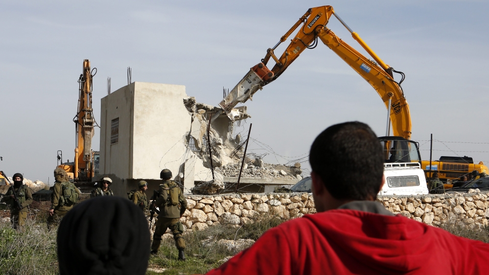 Demolition of house in the West Bank