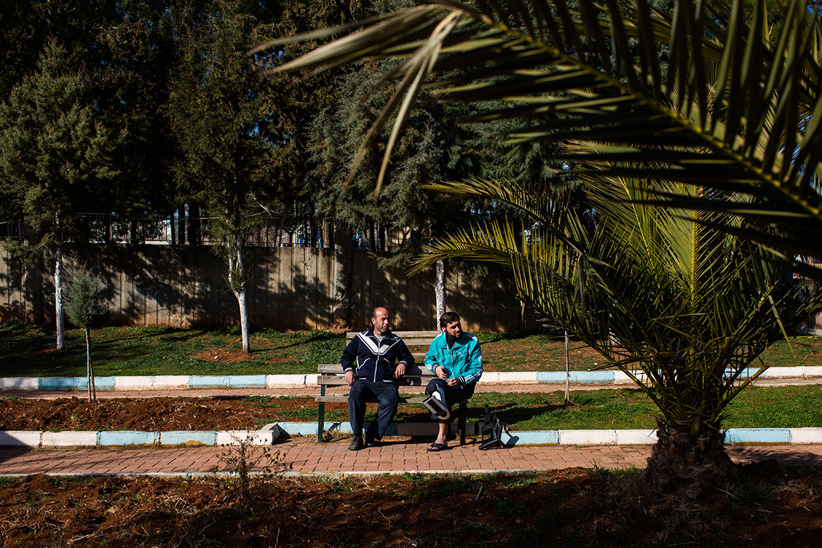 Refugees on Turkish- Syrian border/ Please Do Not Use