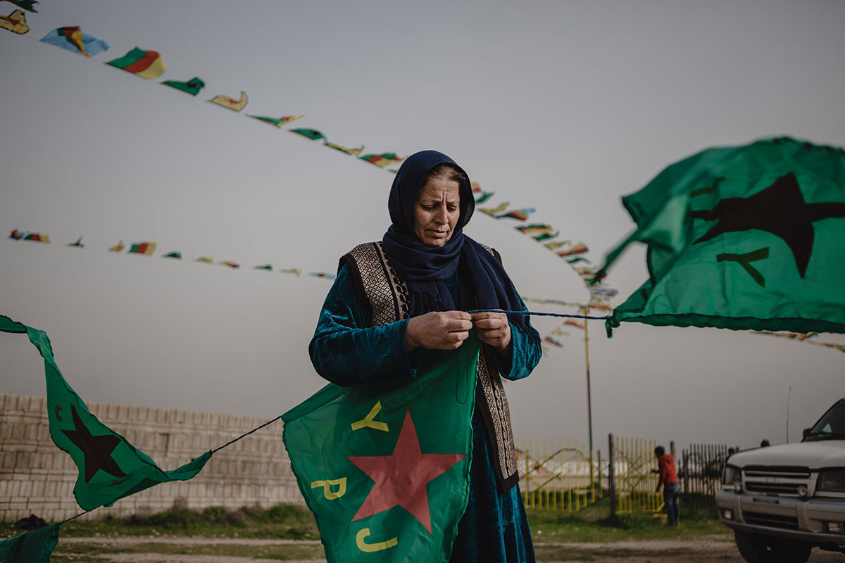 Syrian Kurds celebrate Newroz amid civil war/Please Do Not Use