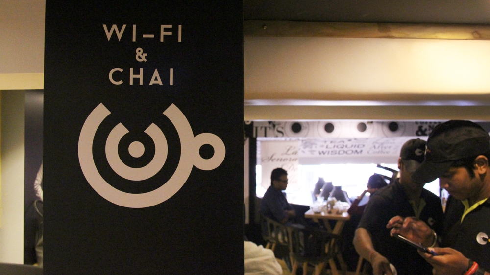 Tea Villa Cafe has seen a surge in loyal customers since introducing wi-fi to its three locations [Behdad Mahichi/Al Jazeera] 