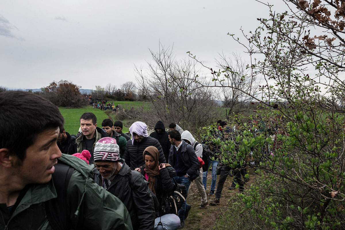 Refugees keep on arriving at Idomeni camp/ Please Do Not Use