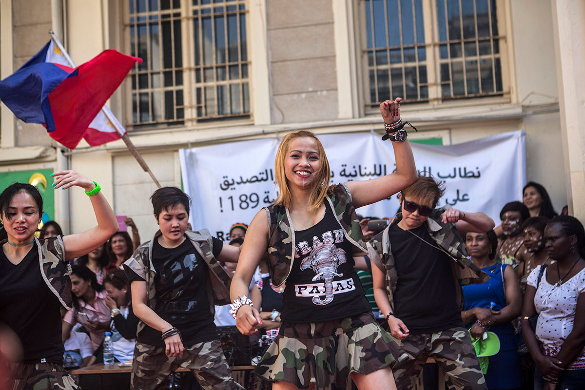 Domestic workers take the streets in Beirut/ Please Do Not Use