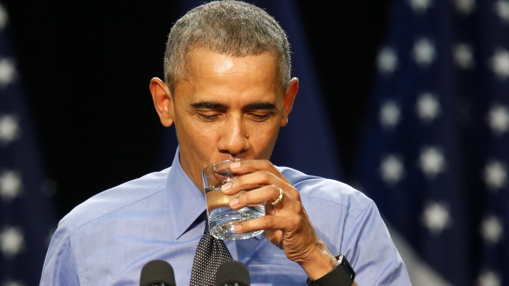 President Obama at Northwestern High School in Flint