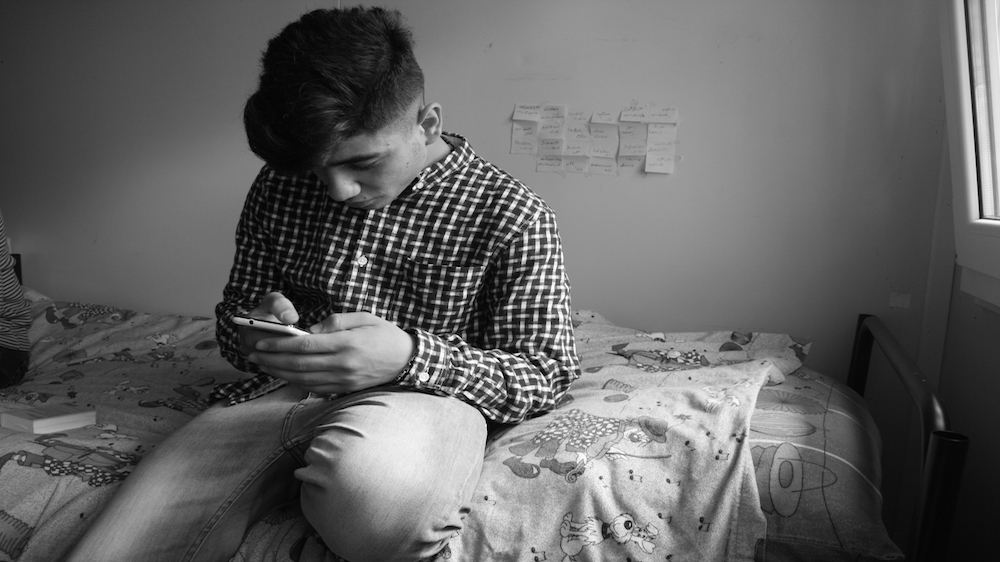 'I miss my parents - that's what I miss,' Hamouda said [ Caelainn Hogan/Al Jazeera] 