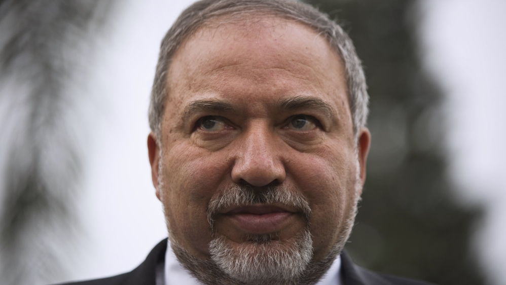 Israel''s Foreign Minister and head of Yisrael Beitenu party Lieberman visits Sderot
